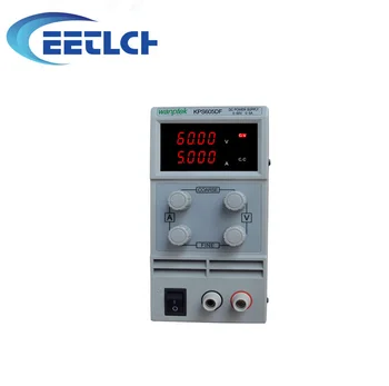 

KPS605DF 0-60V/0-5A 110V-230V 0.1V/0.001A EU LED Digital Adjustable Switch DC Power Supply mA Display