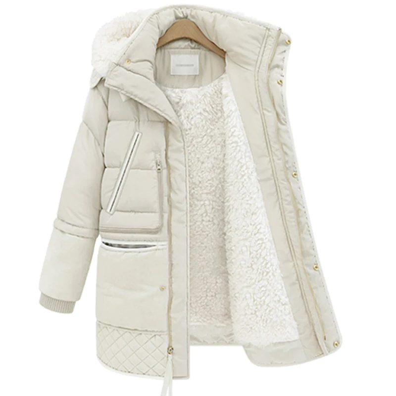 

Women Long Down Coat Big Size Down Jacket Lady White Duck Down Jacket Hooded Coats Female Thick Winter Jacket Outerwear LP407