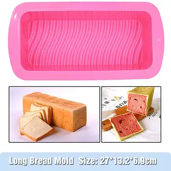 

Silicone Loaf Cake Pan Nonstick Baking Pan Homemade Rectangle Cake Mold Decorating for Cake, Muffin, Pie, Meatloaf, Bread