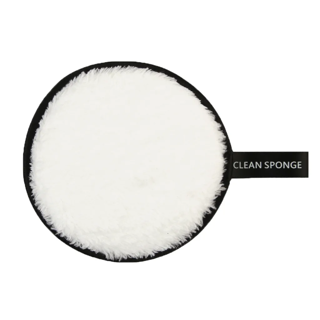 Microfiber Pads Remover Soft Towel Face Cleansing Makeup Clear Sponge makeup sponge Foundation Powder cosmetics 2018 new |