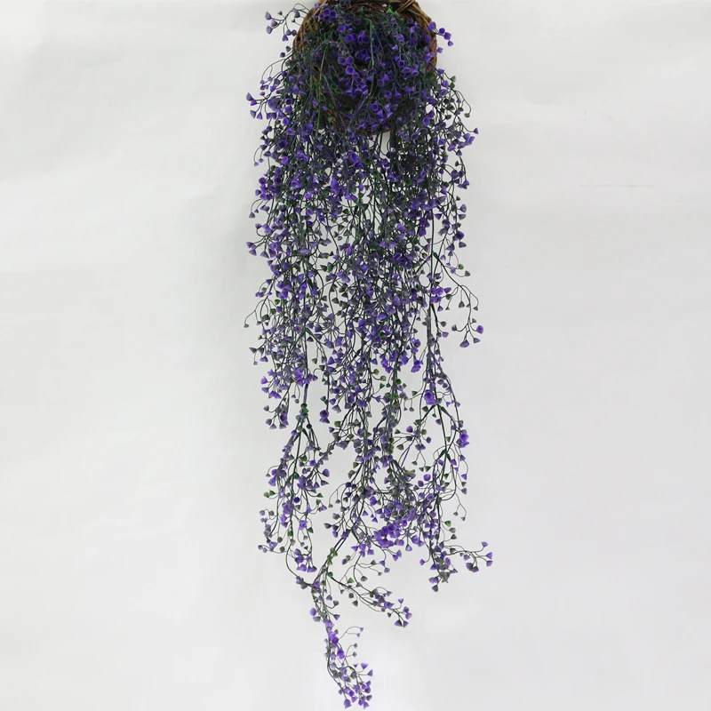 JAROWN Artificial Plastic Plants Decor Fake Vine Flowers For Home Garden Decorations Room Office Wall Hanging Rattan JAROWN Artificial Plastic Plants Decor Fake Vine Flowers For Home Garden Decorations Room Office Wall Hanging Rattan