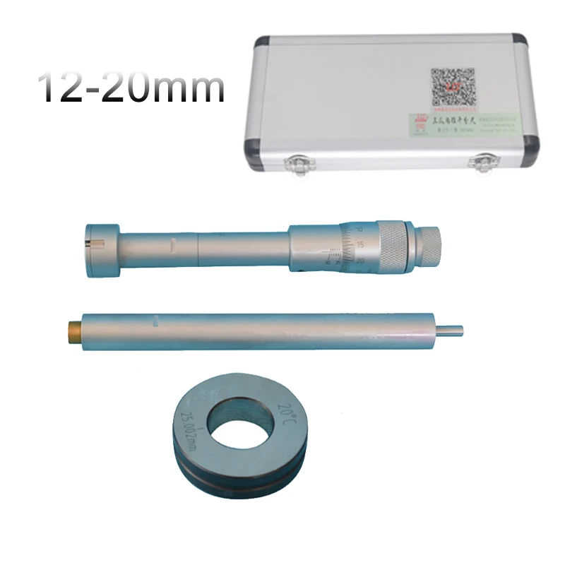 

12-20mm Three-point Internal Micrometers 0.01mm 12-20mm Three point inside Micrometer Measurement Tool High Quality