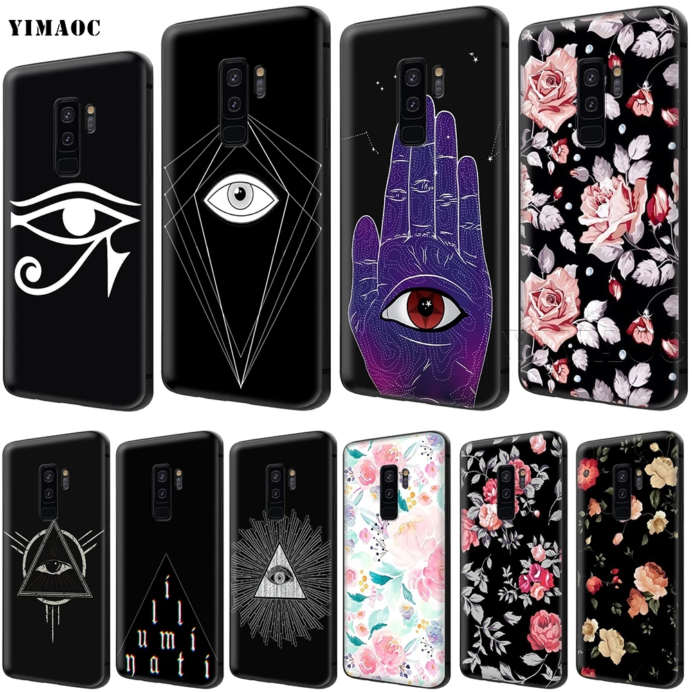 

YIMAOC Pyramid All Seeing Evil Eye Case for Samsung Galaxy A7 A8 A9 A10 A20 A30 A40 A50 A70 M10 M20 M30 S10 S10e J6 Plus