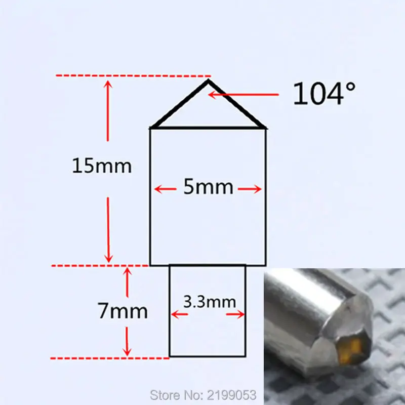 diamond engraving needle
