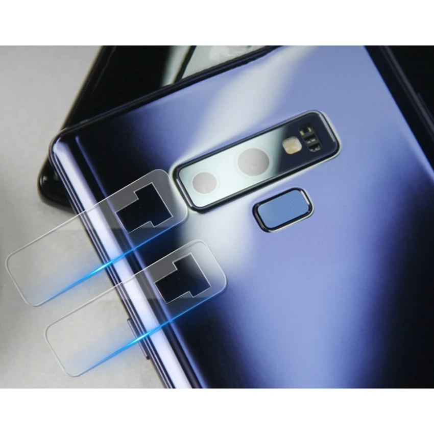 2PCS Back Camera Lens Transparent Full Cover Tempered