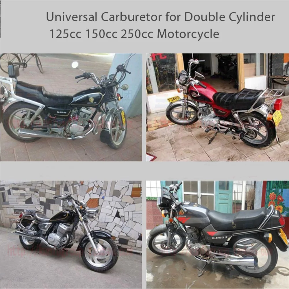 Goofit двойной карбюратор цилиндрическая камера 250cc Rebel CMX CMX250 CA250 CBT250 N090 050|double