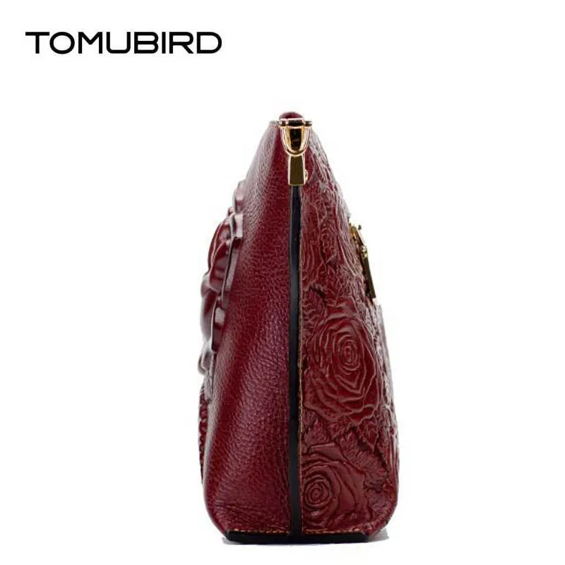 Сумка мессенджер TOMUBIRD с тиснением из натуральной кожи 2020|bag woven|bag bikebag hand bag |