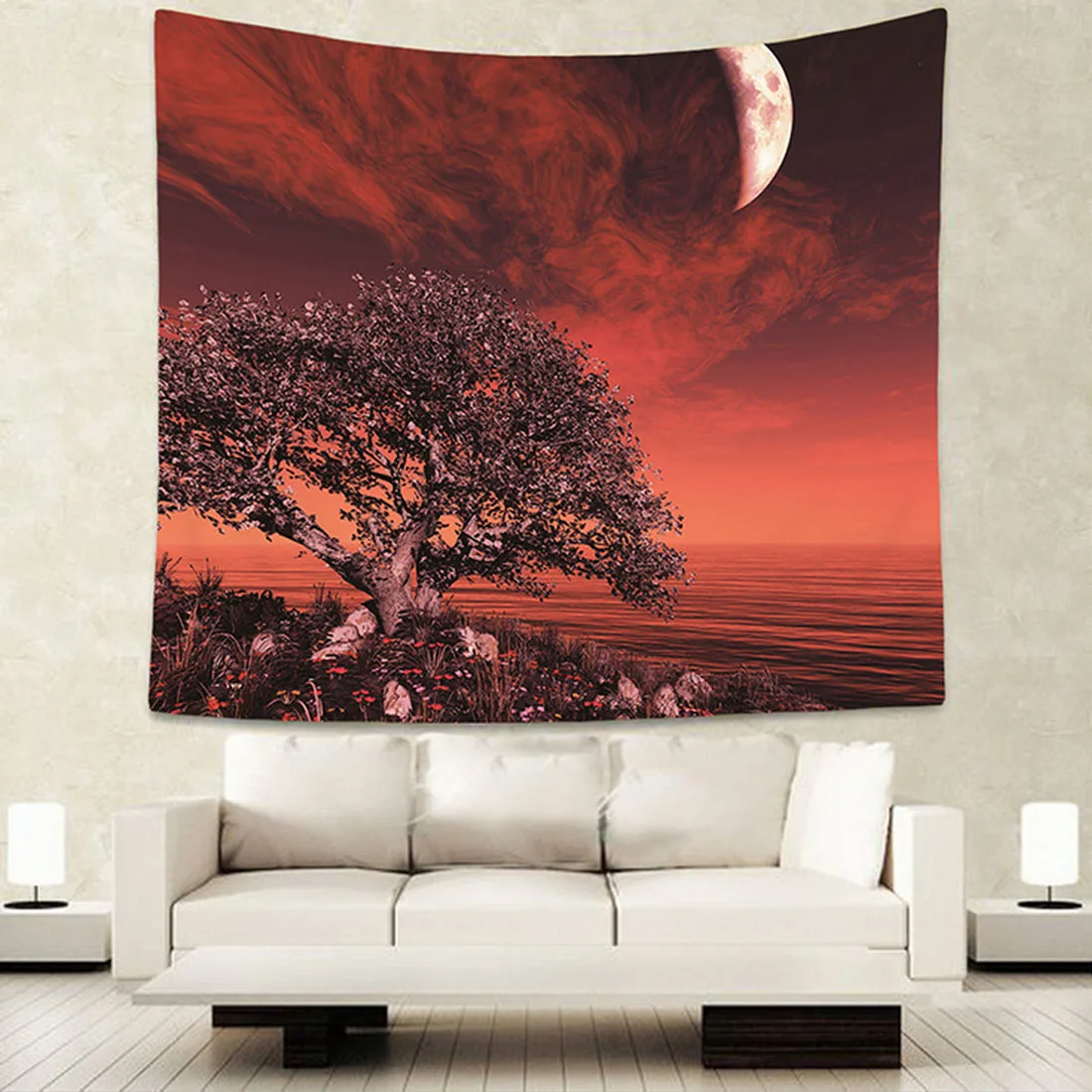 Night Sky Nature Sunshine Wall Tapestry Home Decorations Wall Hanging