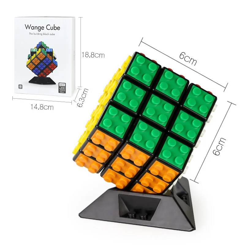 WANGE Cube 3x3x3 cm Magic Cube Professional Competition Speed Cube Puzzle Blocks Cube Toys for Children Adults Gift