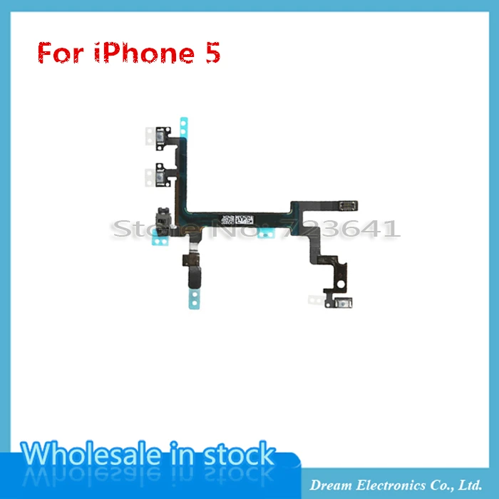 imágenes para 20 unids/lote Alta Calidad Interruptor ON OFF Bloqueo de Volumen Potencia Mute Cable de la Flexión del botón Para el iphone 5 5G Reemplazo de Cinta Flexible partes imágenes para 20 unids/lote Alta Calidad Interruptor ON OFF Bloqueo de Volumen Potencia Mute Cable de la Flexión del botón Para el iphone 5 5G Reemplazo de Cinta Flexible partes