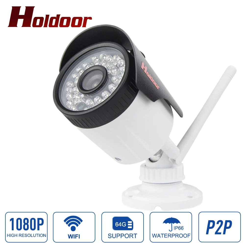 

Mini Camera 1080P Waterproof Metal IP66 Wifi Wired 2.0MP With SD Card Slot ONVIF Holdoor P2P Night Vision Surveillance Camera