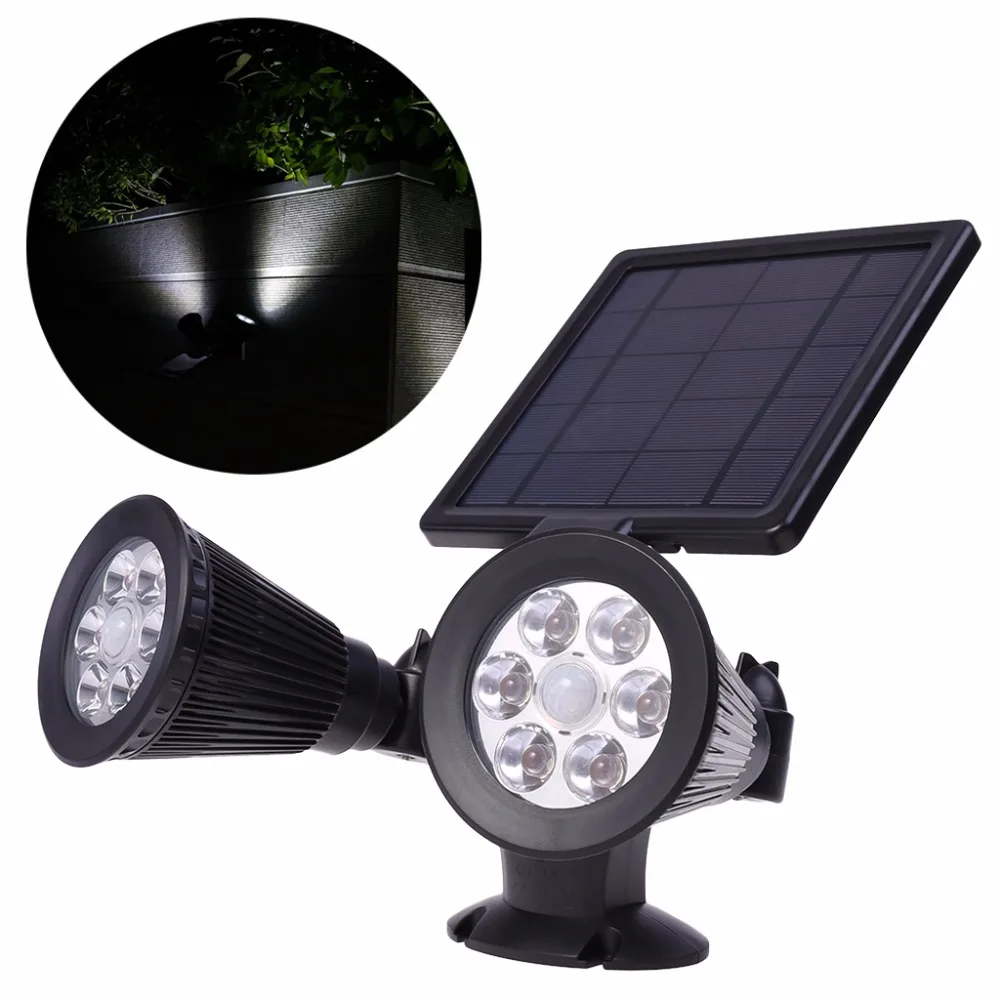 

12 LED Solar Lights Motion Sensor Outdoor Rotatable Security Light For Yard
