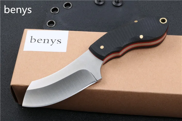 Benys Бесплатная доставка KYDEX нож для охоты из нержавеющей стали с фиксированным