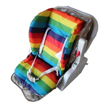 Радуга для детской коляски Автокресло Коляска Подушка Хлопок Чехол коврик теплый коврик обе стороны можно использовать TRQ0155