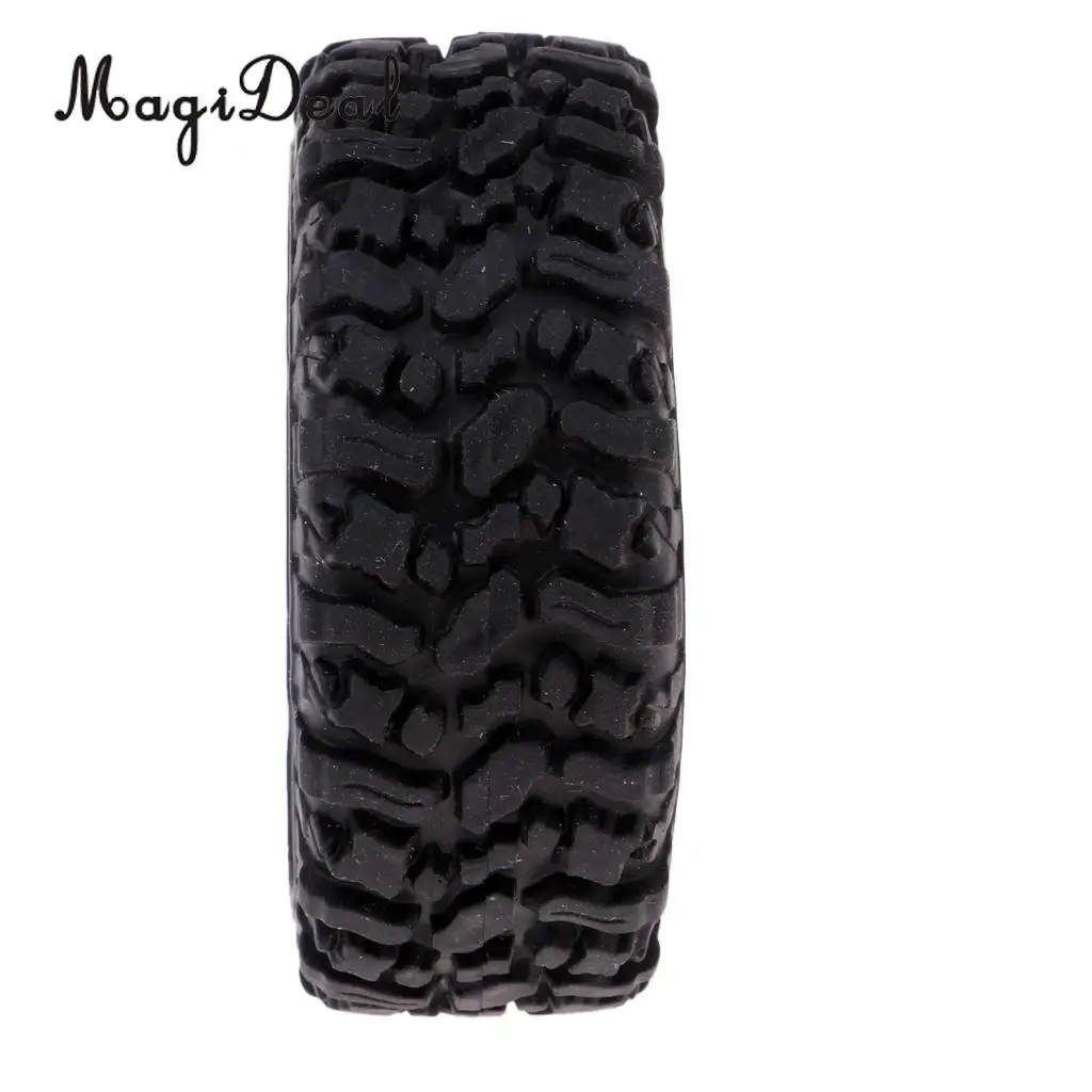 Set/4pcs Wheel Rim Tires for RC 1:16 Crawler Car WPL B-1/B-24/C-14/C-24/B-16 Truck Model Parts