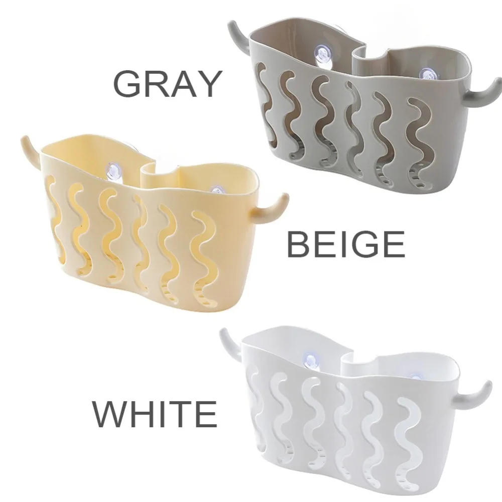 

Kitchen Bathroom Sink Tidy Holder Storage Rack Suction Strainer Organizer Storage Rack Suction StrainerOrganizer