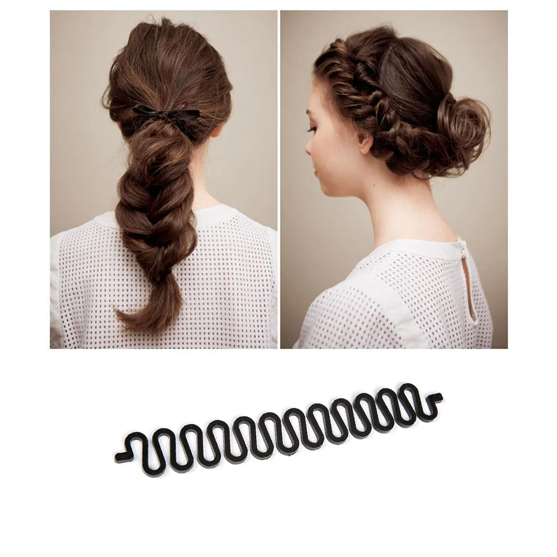

French Braiding Tools Magic Hair Clip Braider Stylist Queue Twist Plait Hair Braid DIY Hairstyle Styling Accessory