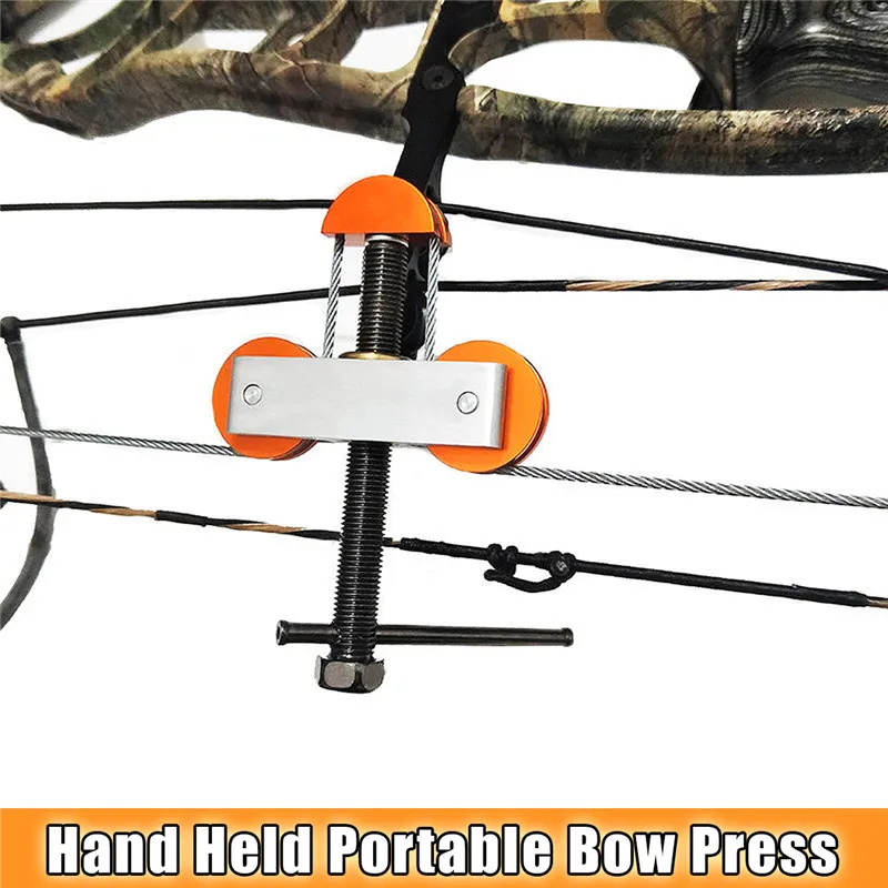 

New Arrival Outdoor Hunting Durable Hand Held Portable Bow Press and Quad Brackets Tool Set For Compound Bow Hunting Archery