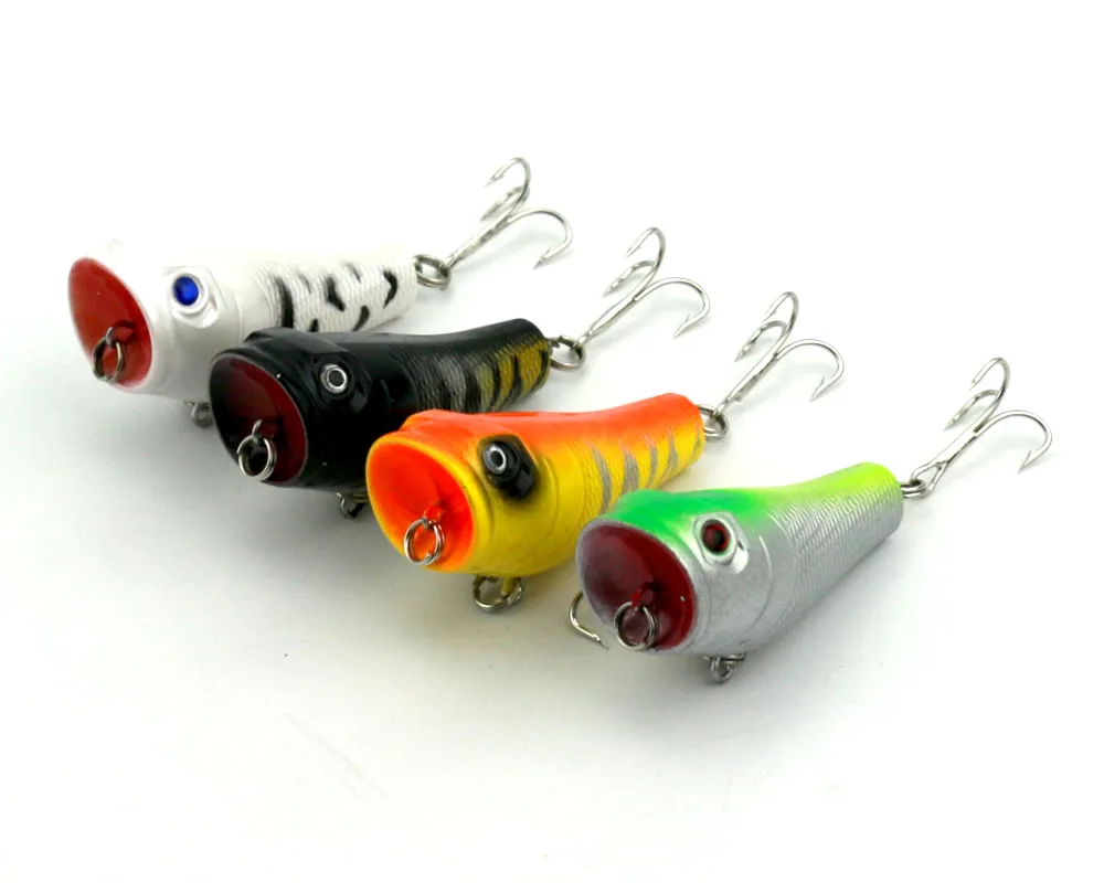Buy 40pcs Quality Popper Lure Fishing Bait 5cm/7.4g