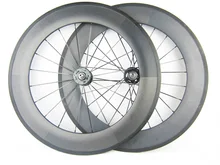88mm clincher carbon fiber track bike wheel 700C single speed bicycle carbon fixed gear wheel