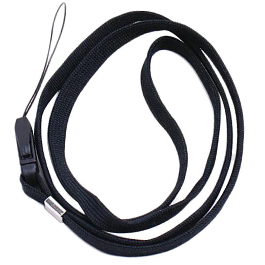 Черные ремни на шею для камеры сотовый телефон MP3 ID карта PDA USB памяти