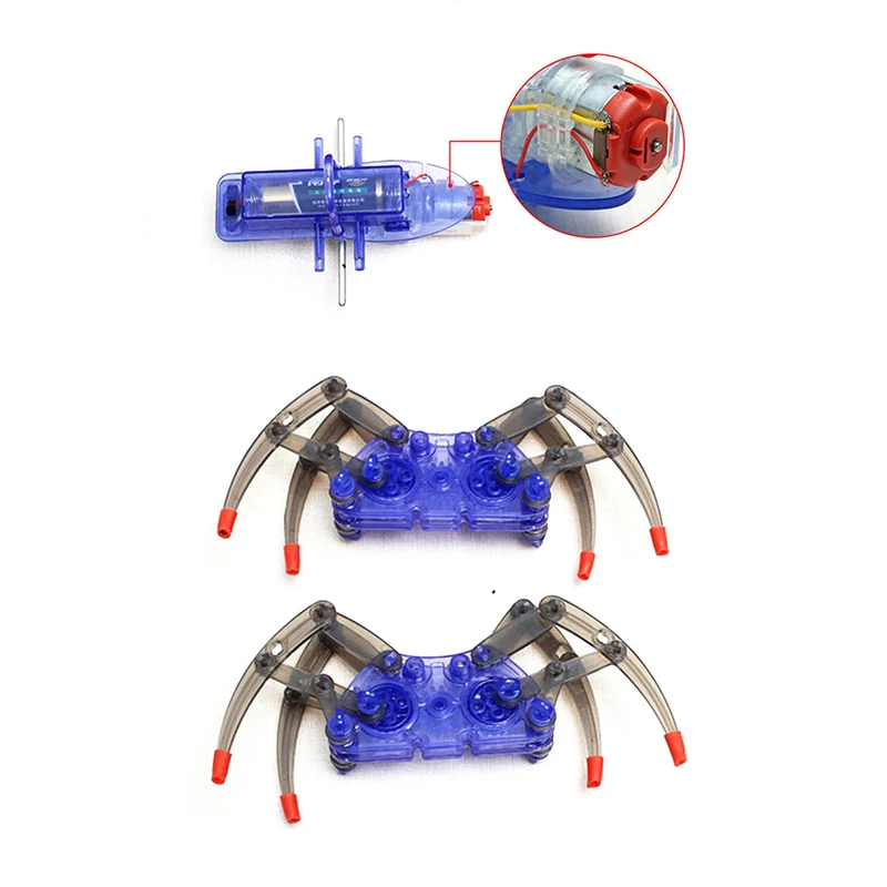 DIY собрать умный электрический робот паук игрушки развивающие DIY комплект, Лидер продаж сборка здания головоломки игрушки высокого