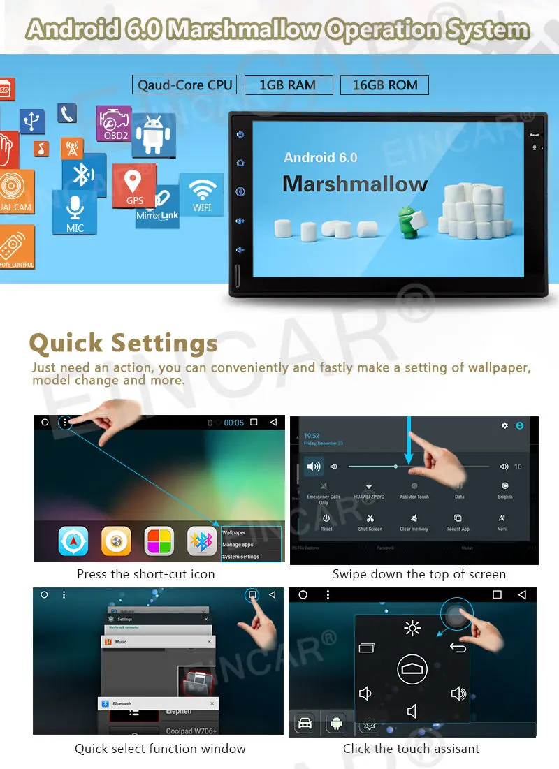 Perfect Android 6.0 4G WIFI 7"Double 2DIN Car Radio Stereo No DVD Player GPS Navigation 1 Perfect Android 6.0 4G WIFI 7"Double 2DIN Car Radio Stereo No DVD Player GPS Navigation 1