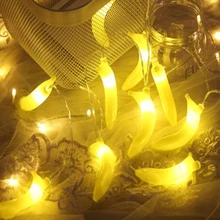 1,5 м светодиодная Рождественская гирлянда с фруктами, сказочные огни, наружная гирлянда с лампочками, украшения для дома, вечерние, для сада, свадьбы, праздника, освещения