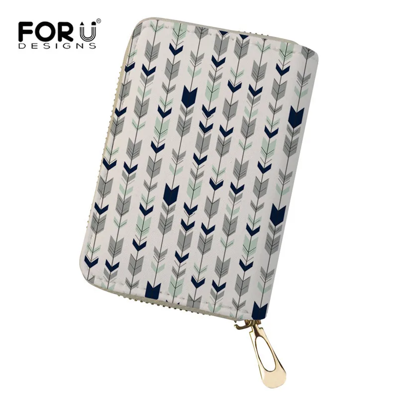 Многофункциональный модный кошелек FORUDESIGNS из искусственной кожи со стрелками