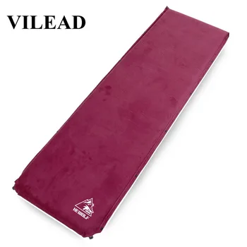 

VILEAD 6.5cm Thickness Inflatable Camping Mat 188*65 cm Automatic Cushion Sleeping Pad Outdoor Air Bed Camping Travel Portable