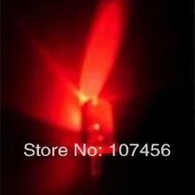 1000 шт 5 мм на красном круглом высоком Мощность супер яркий водный яркий светодиодный Светодиодный s 20000 мкд