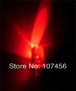 1000pcs 3mm Red Round High Power Super Bright 20,000 MCD Water Clear LED Leds