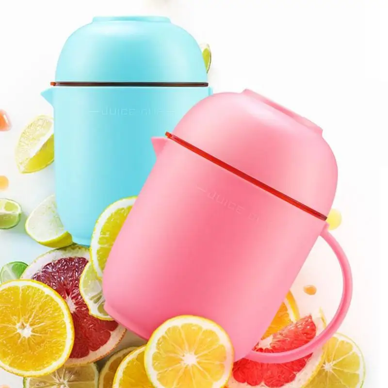 

Alloet 300ml Mini Juicer Blender Lemon Orange Citrus Manual Juicer Vegetables Fruit Squeezer Reamers Bottle Cup New Arrival