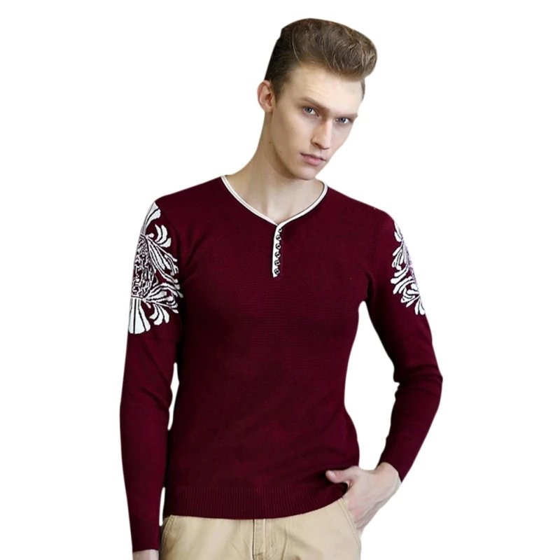 red and blue christmas sweater