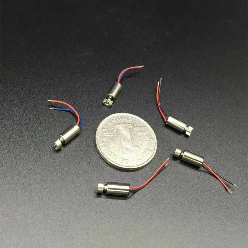 10 шт. DC 1,5-3 в микро 10x4x8 мм сотовый телефон без сердечника вибратор с мотором для SANYO Вибрационный двигатель комплект