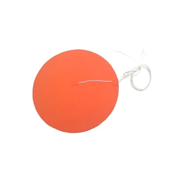 

230v 1400w Diameter 660*1.5mm silicone heat bed for 3d printer adhesive 1 side 100k thermistor center 1000mm lead wire