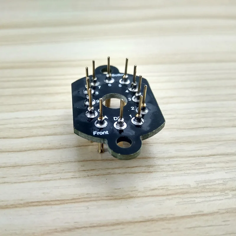 Nixie держатель трубки гнездо адаптер для в-12 светящиеся люминесцентная трубка |