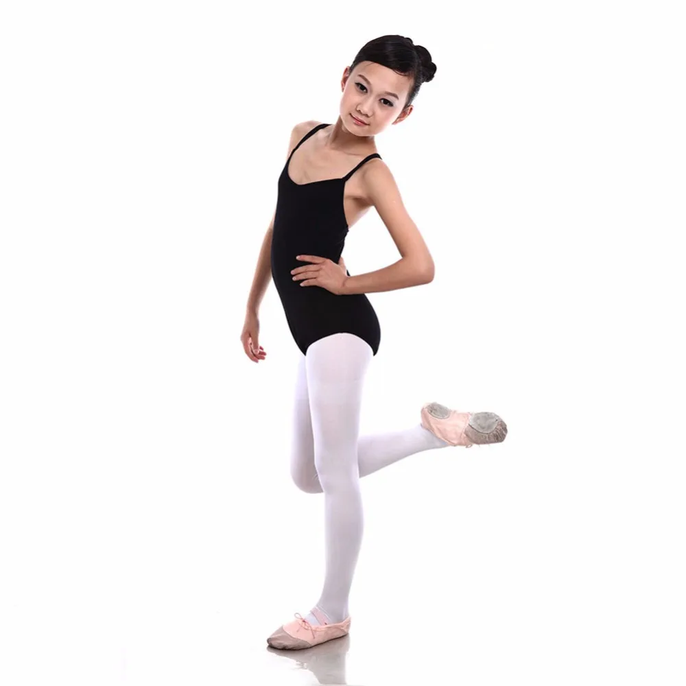 Yartina Kids Girls Ballet Dance Gymnastics Leotard Sleeveless Splice Criss-Cross Back Jumpsuit Unitard Dancing Workout