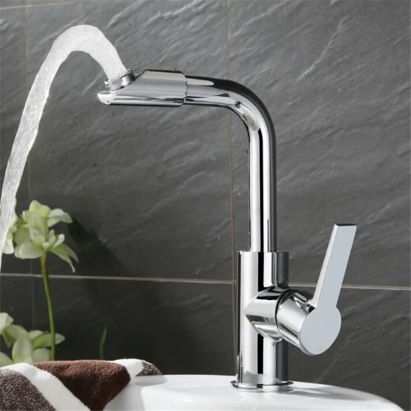 

360 Swivel Basin Mixer Bathroom Zinc Alloy Basin Tap Mixer Bathroom Faucet Thermostatic Head Agua Fria Y Agua Caliente
