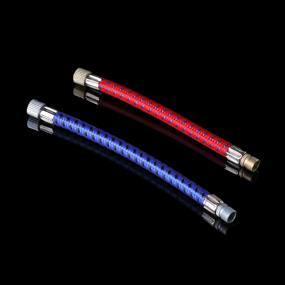 

1Pc 2020 Hot Bicycle Pump Extension Hose Tube Pipe Cord Portable Bike Pumping Service Parts Longer Use150Psi Schrader A/V Valve