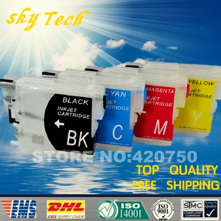 

[Empty] refill cartridge suit for Brother LC39 LC60 LC975 LC985 ,suit for DCP-J125/J315W/J515W/MFC-J265W/J410/J415W/J220