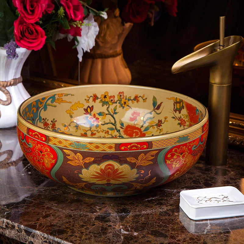 decorative bathroom sink bowls