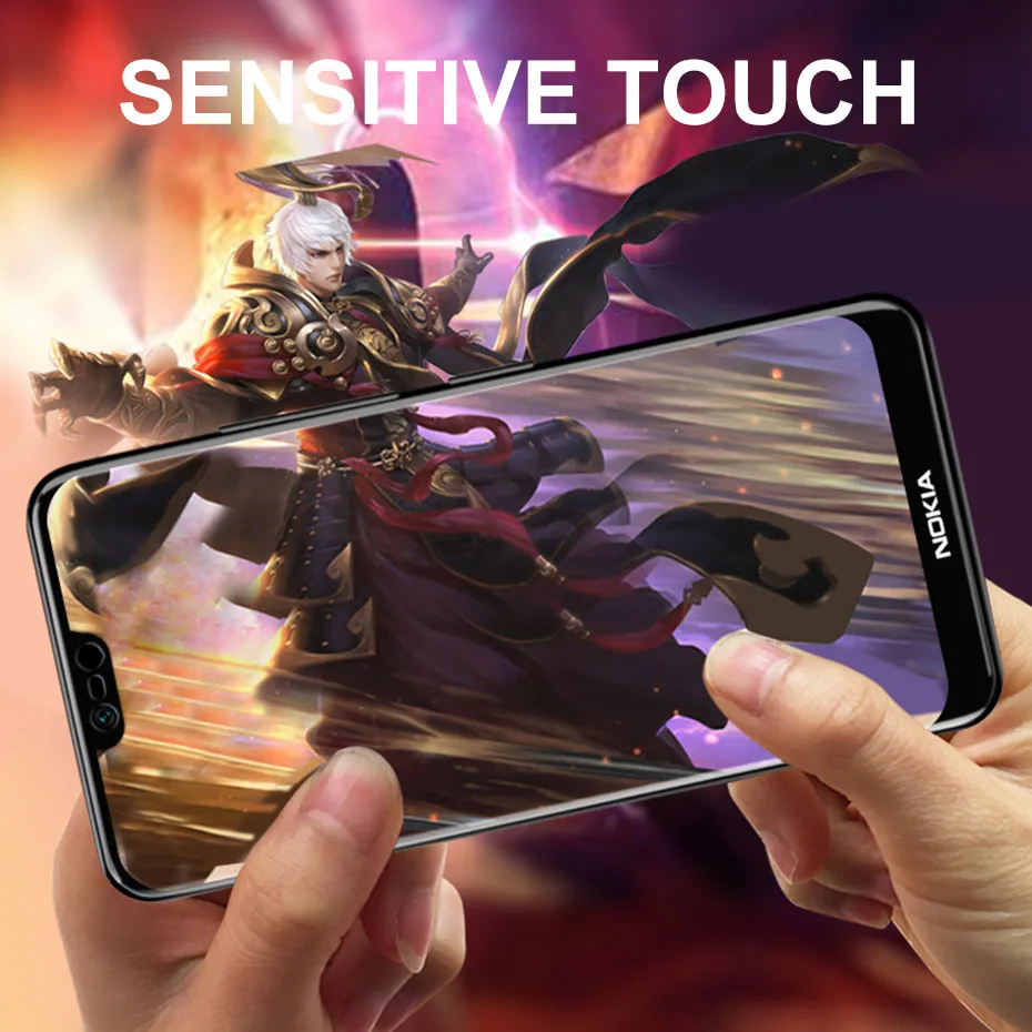 2 шт. стекло для Nokia 7 Plus 8 1 3 5 X6 6 пленка экрана закаленное 2018 протектор|Защитные
