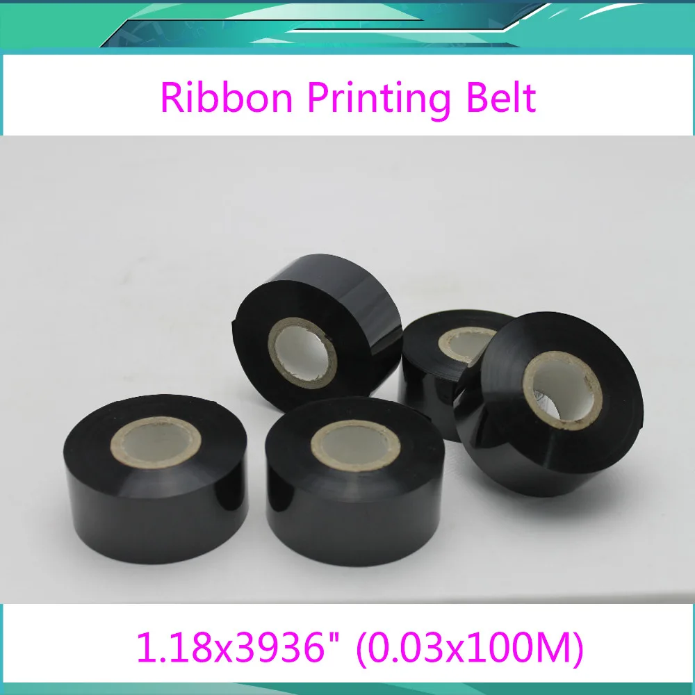 5 Rolls 1.18x3936&quot (0.03x100M) Thermal Transfer Ribbon Hot Stamping Foil Printing Belt | Инструменты