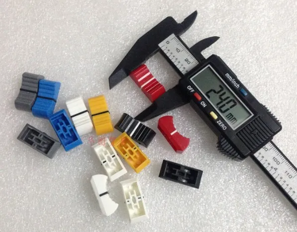 Per Yamaha Sound Art Behringer Mixer Pusher Potenziometro Push Cap Djing Macchina Audio Volume Dritto Scorrevole Manopole Cap 4Mm