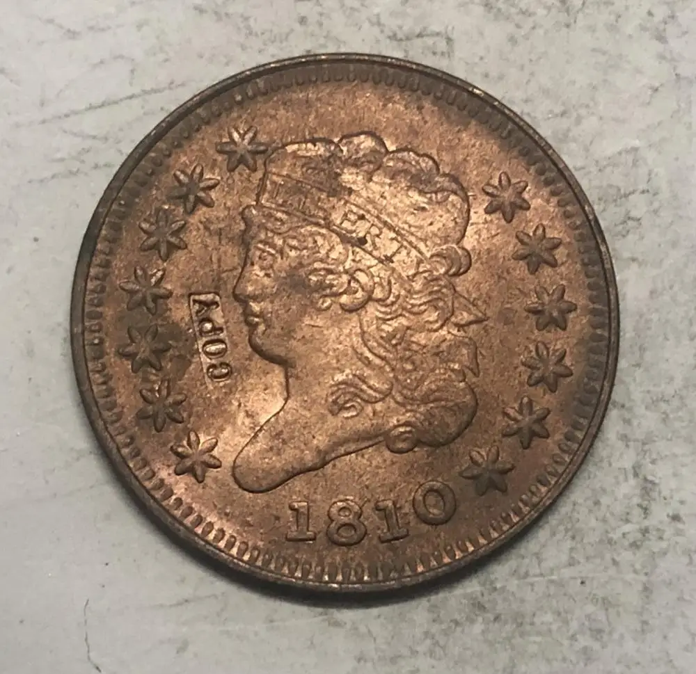 

1810 US Classic Head Large Cent Exact Copy