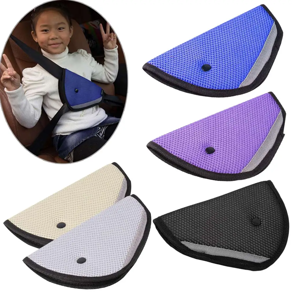 

Hot Kids Children Car Safety Cover Shoulder Harness Strap Adjuster Seat Belts Covers BX