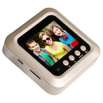 

2.4Inch Lcd Color Screen 160 Degrees Ir Night Door Peephole Camera Photo/Video Recording Digital Door Camera