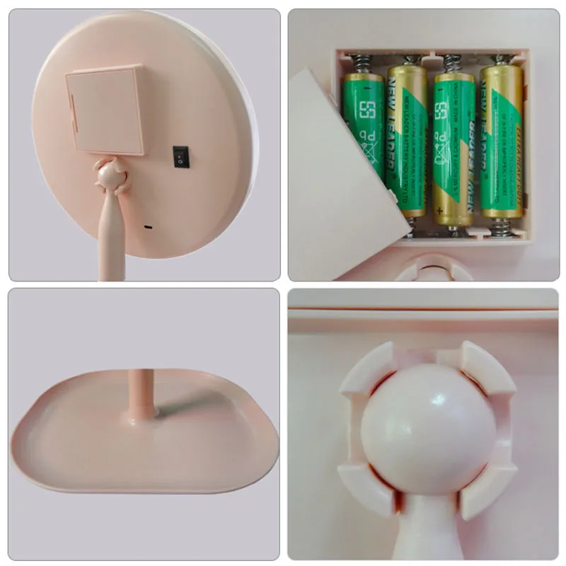 

Rechargeable Motion Sensor LED Light Vanity Mirror 7X Magnifying 360 Rotation Infrared Induction Makeup Mirror Dropshipping