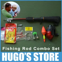 1.5 м комбо Рыбалка полюс с Рыбалка Reel линии крюк Rig набор грузило поплавок Starter Kit для начинающих детей рождественский подарок